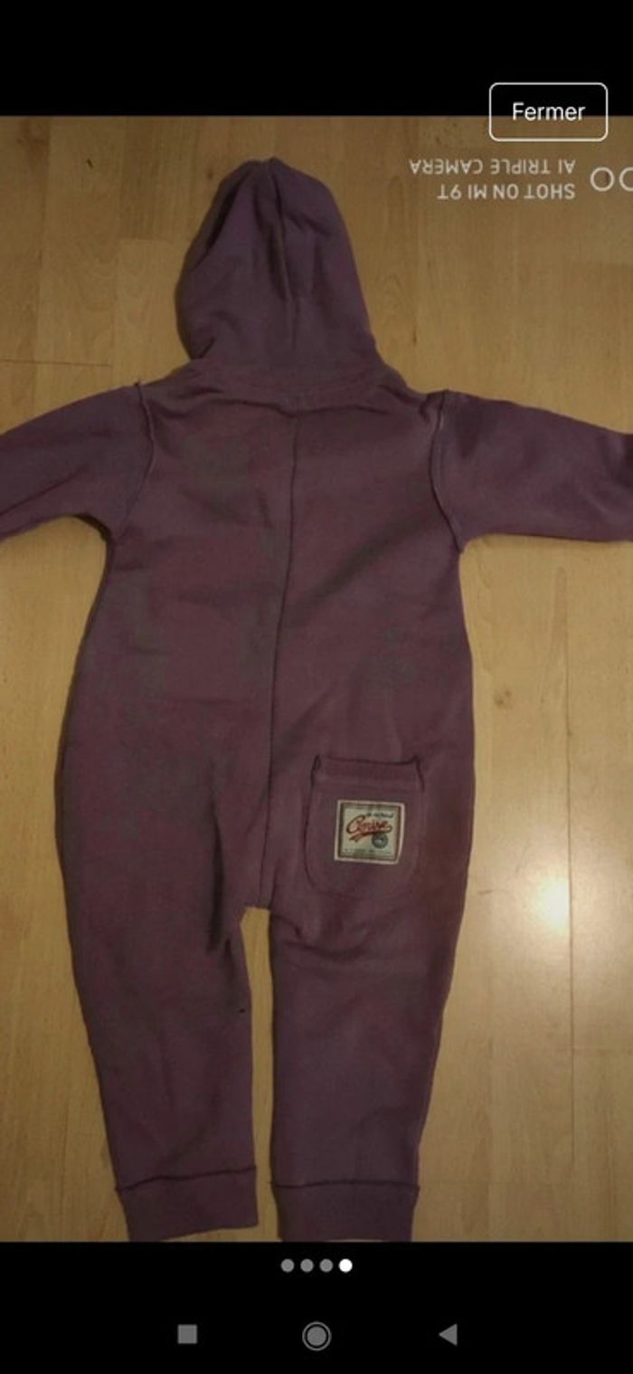 Combinaison sur pyjama le temps des cerises 18mois - photo numéro 4