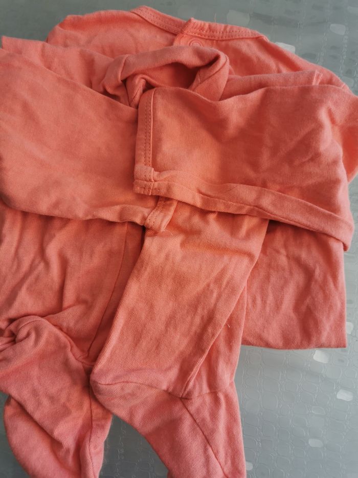 Pyjama bébé orange - photo numéro 7