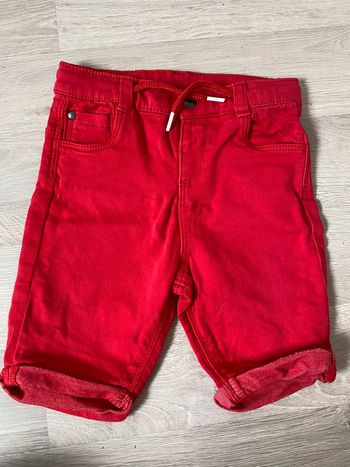 Short rouge 18 mois