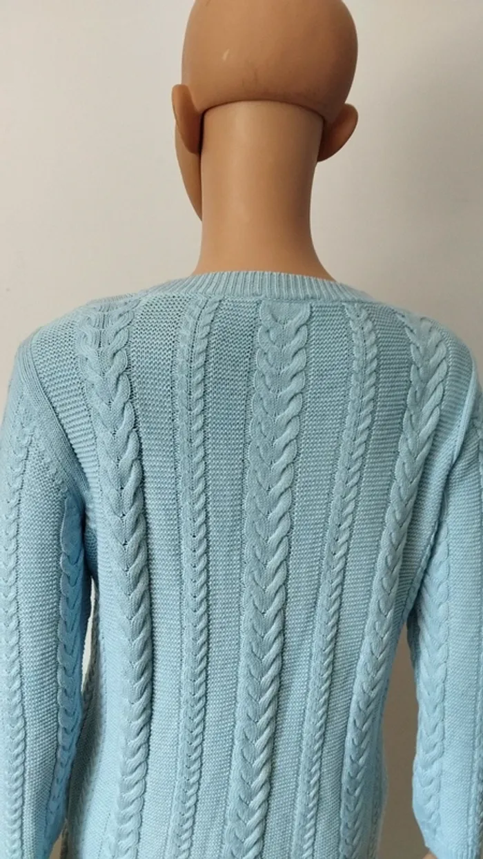 Pull bleu femme taille 38 - photo numéro 8