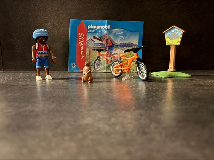Playmobil 70303 cycliste avec marmotte - photo numéro 8