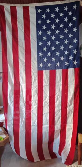Drapeau américain tissé géant 50 étoiles
