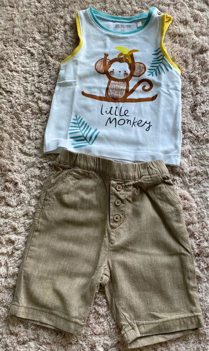 Ensemble débardeur et short Orchestra 12 mois