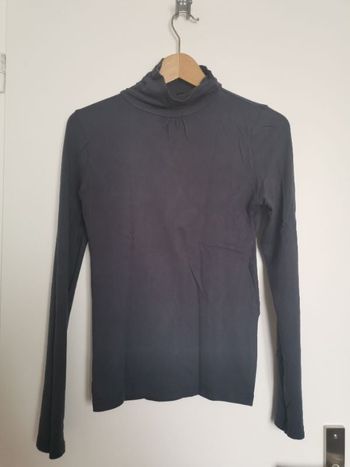 Tee-shirt col montant gris - Jennyfer - S/M