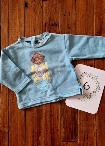 T-shirt manches longues 6 mois