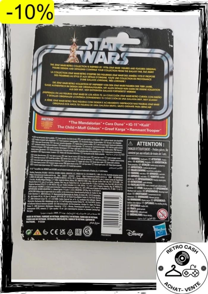 Star Wars The Mandalorian Retro Collection 3.75'' Greef Karga - photo numéro 3