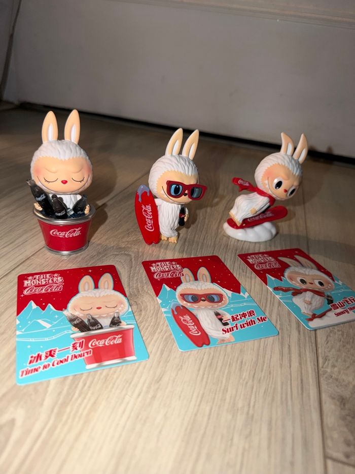 The monster Coca Cola figurines -