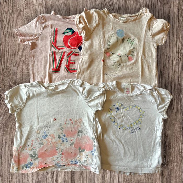 Lot t shirt fille