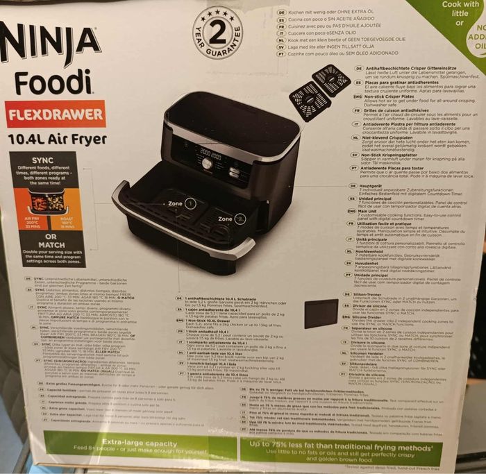 Airfrayer ninja foodie 10,4L NEUF garantie 2ans avec facture - photo numéro 4