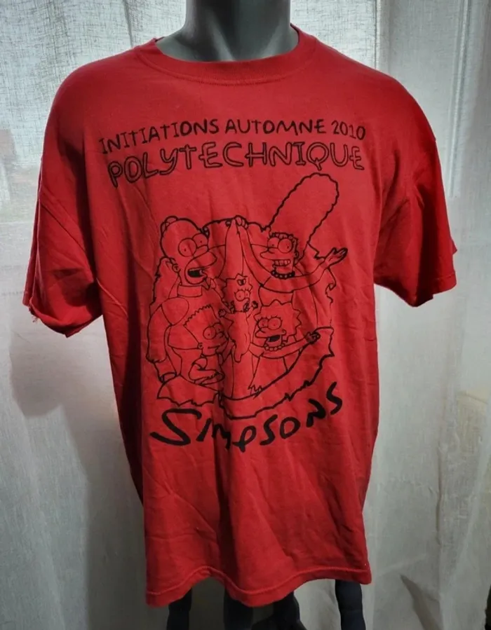 Tee-shirt homme imprimé Simpsons L