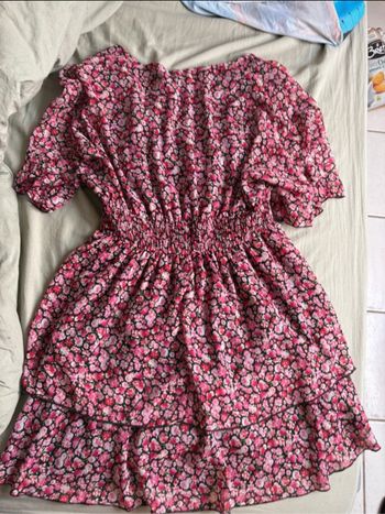 robe rose courte