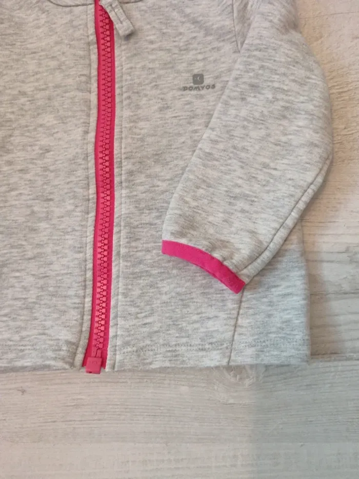 Veste jogging fille Domyos 18 mois - photo numéro 2