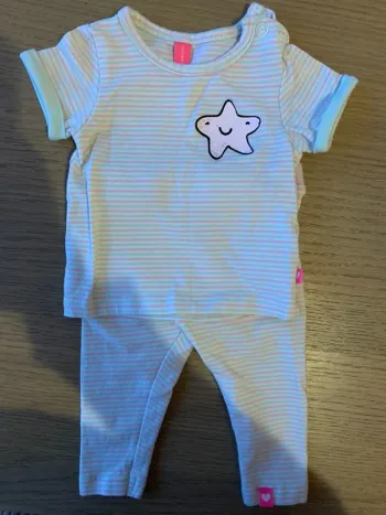 Ensemble ligné fille 50/56