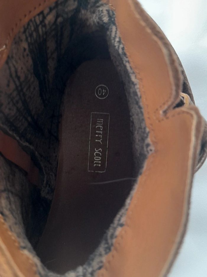 Boots 👢 marron taille 40 - photo numéro 5