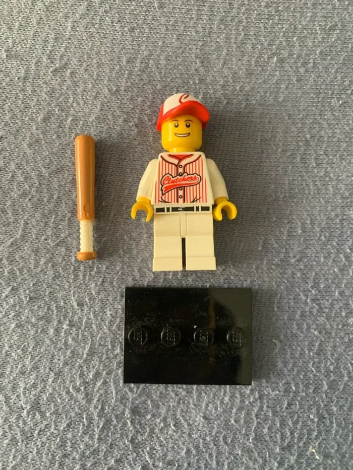 Lego Minifig Série 3 Baseball Player col047
