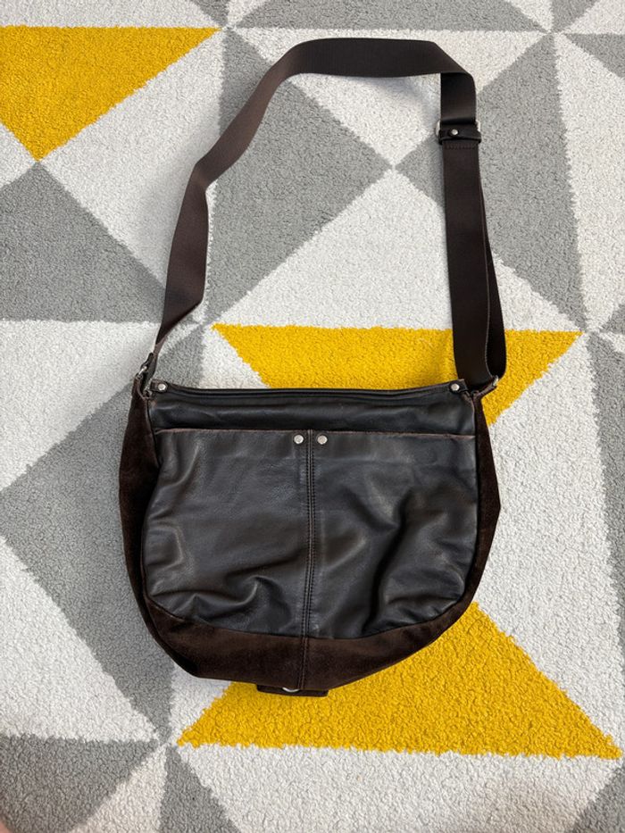 Sac à bandoulière Mandarina Duck | Marron | Taille 31 X 26 cm - photo numéro 2
