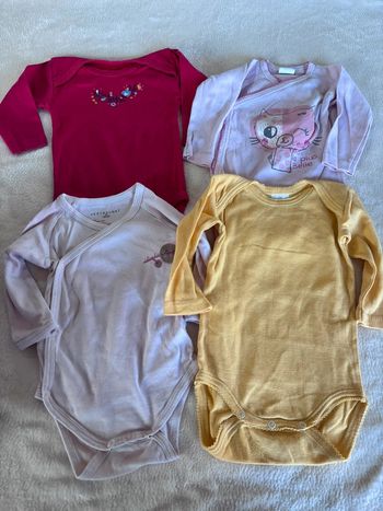 🌸Lot body manche longues multi marques 6 mois 🌸