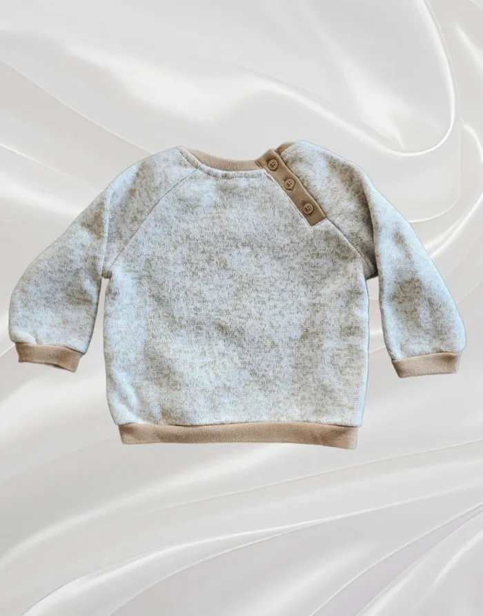 Pull sweat garçon 6 mois - photo numéro 2