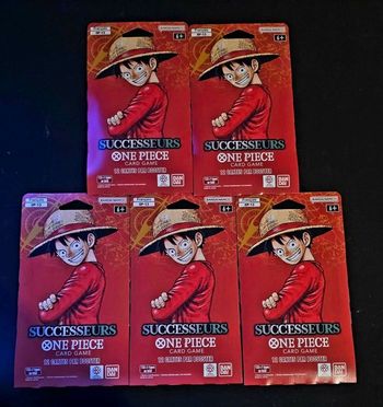 One Piece - blister de 12 cartes OP 13 : Successeurs x5
