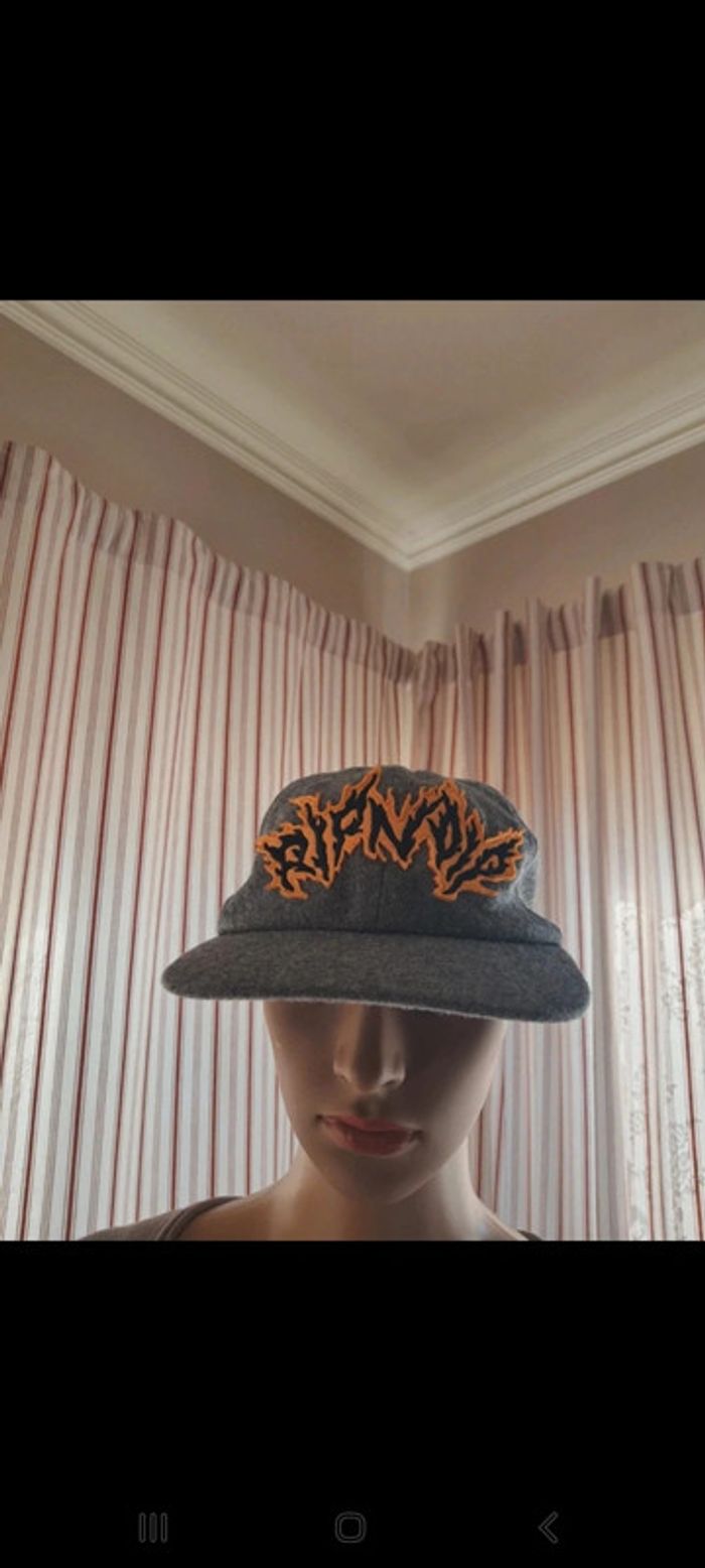 Casquette grise Ripndip réglable 50% laine - photo numéro 3