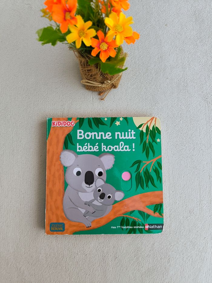 Livre Kididoc Bonne nuit bébé koala Nathan
