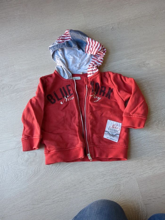 Veste gilet zippé IKKS 18 mois - photo numéro 2