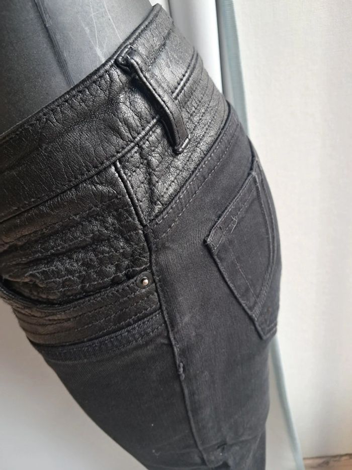 Maje jean noir T.38 en tbe - photo numéro 9