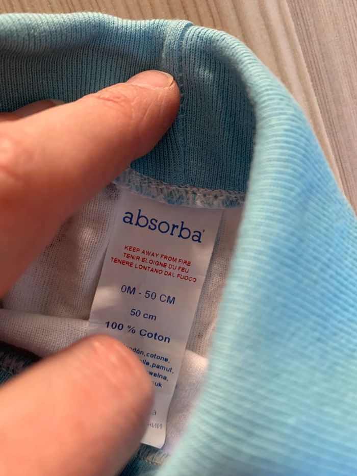 Lot vêtements bébé garçon naissance 0 mois parfait état pyjama legging sarouel bavoi - photo numéro 4