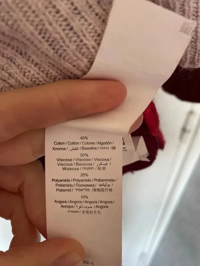 Pull bordeaux - photo numéro 3