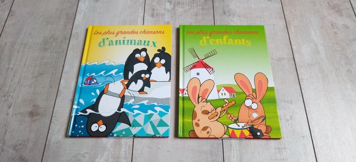 Lot de 2 livres les grandes chansons