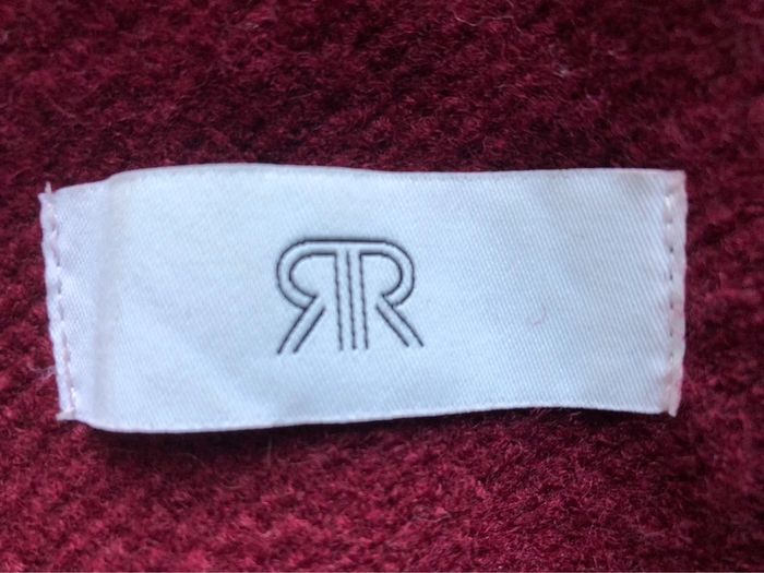 AN68- Manteau long bordeaux laine/polyester T 48 porté 7-8 fois - photo numéro 10