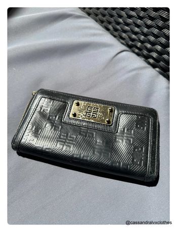 Portefeuille en cuir noir - Givenchy