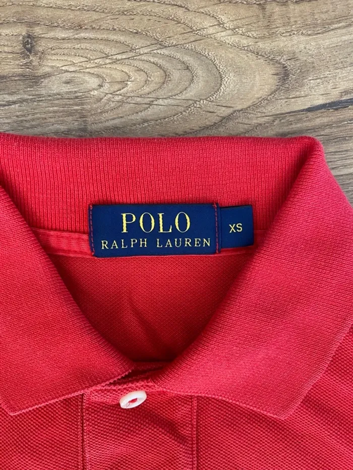 🔥 Polo Ralph Lauren rouge vif – XS /S – Authentique & Parfait état 🔥 - photo numéro 4