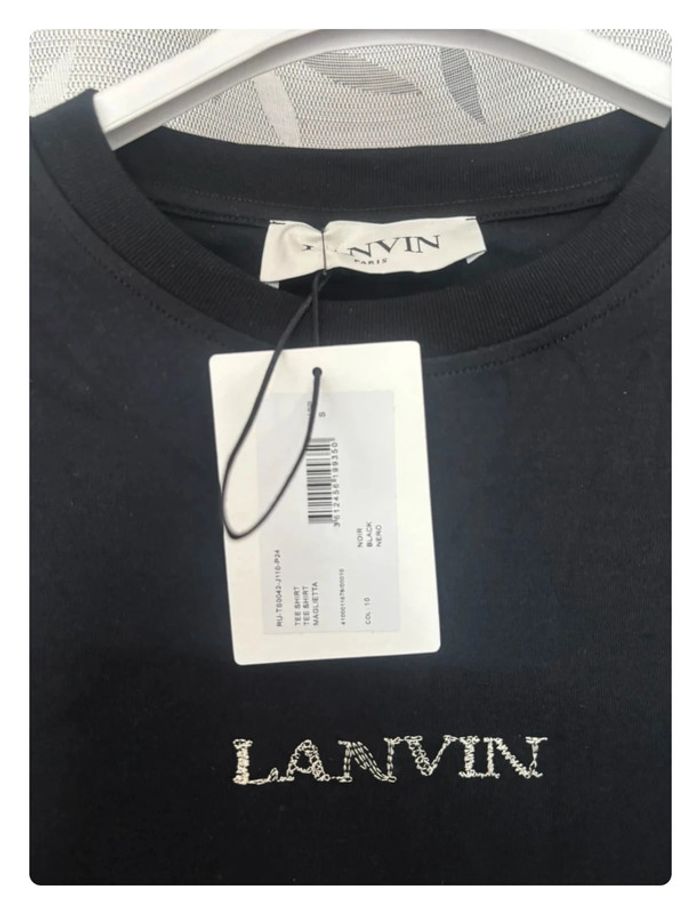 T-shirt Lanvin noir taille S - photo numéro 4