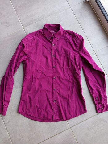 Chemise manches longues violet Lacoste L