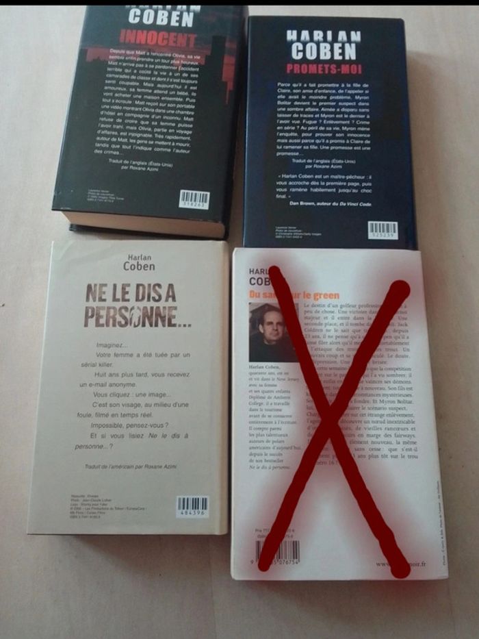 Lot harlan coben - photo numéro 2
