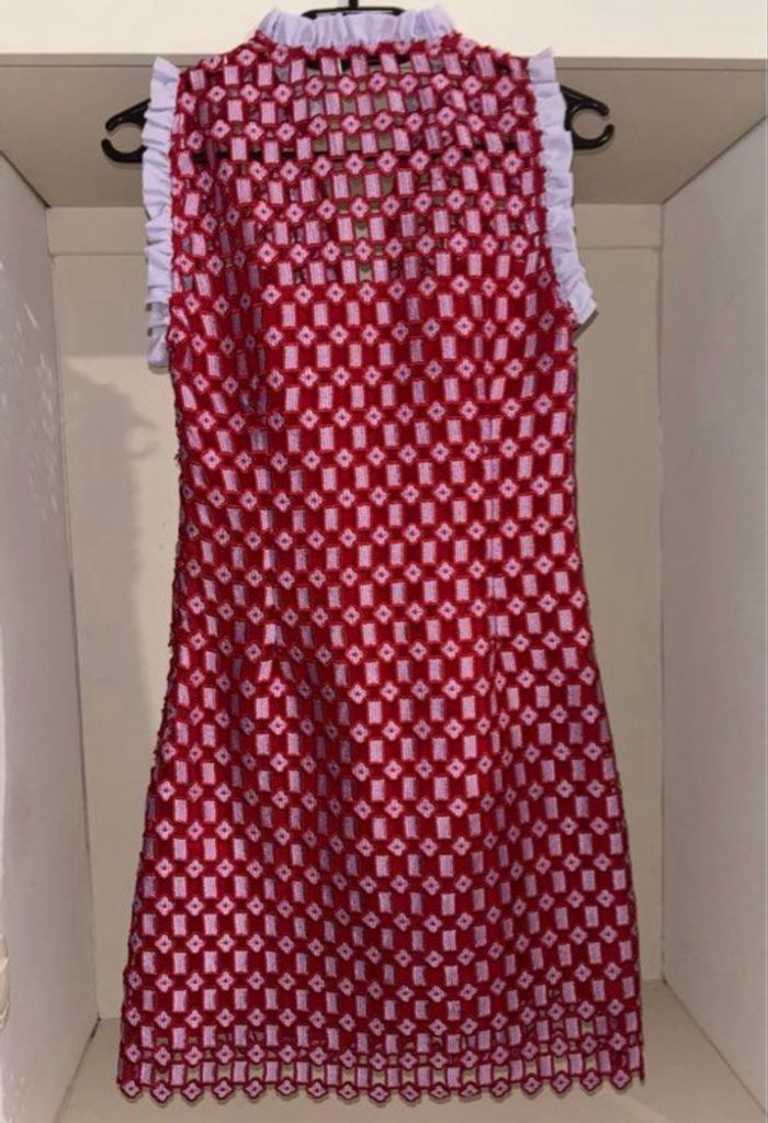 ROBE CHIC SANDRO ROUGE Neuve 350€ PRIX MAGASIN