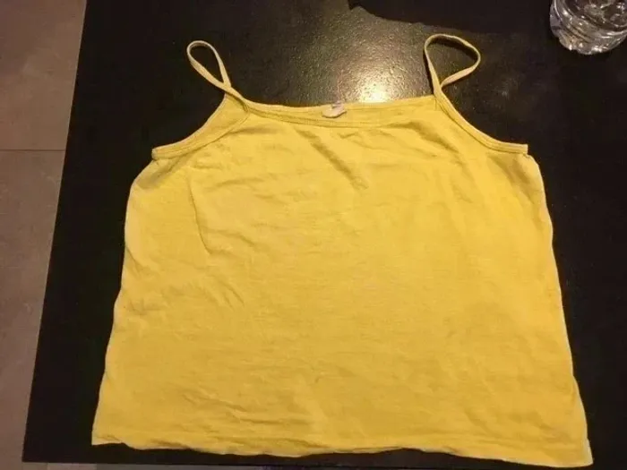 🌼 Débardeur jaune femme 38 – Estival & léger ! Highlight indispensable pour l’été - photo numéro 2