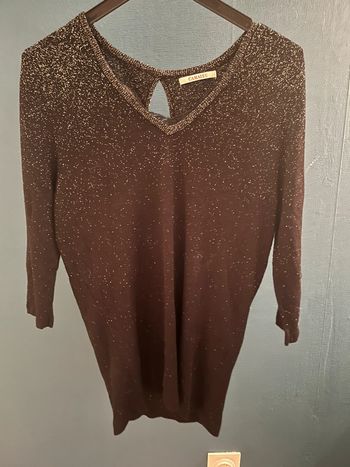 Très beau haut léger brillant à longue manche