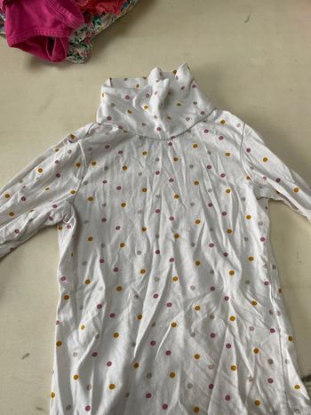 3 tee shirt col roulé 4 ans