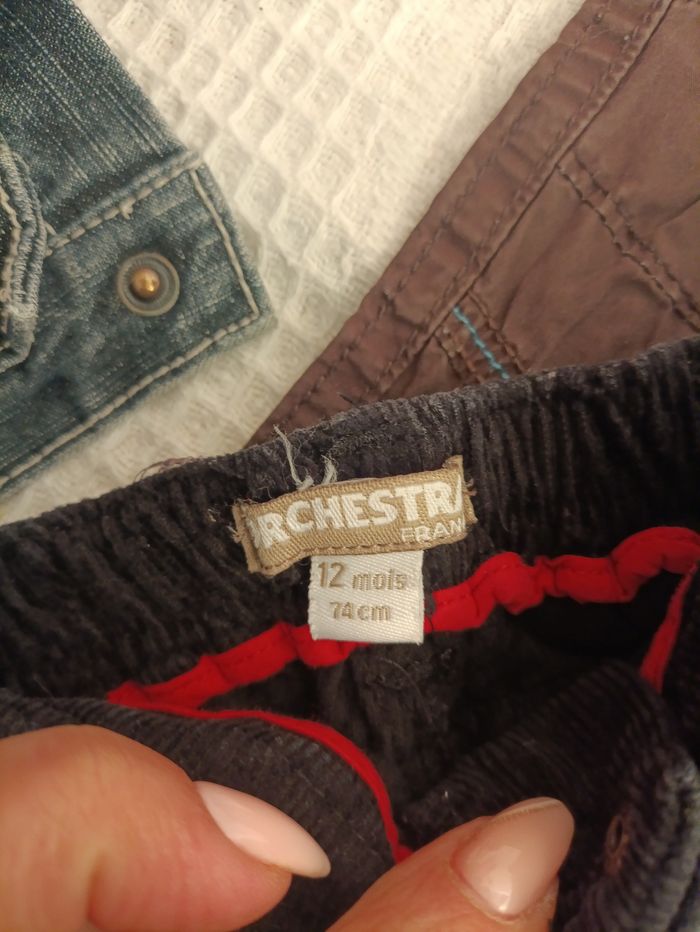 Lot pantalon taille 12 mois - photo numéro 3