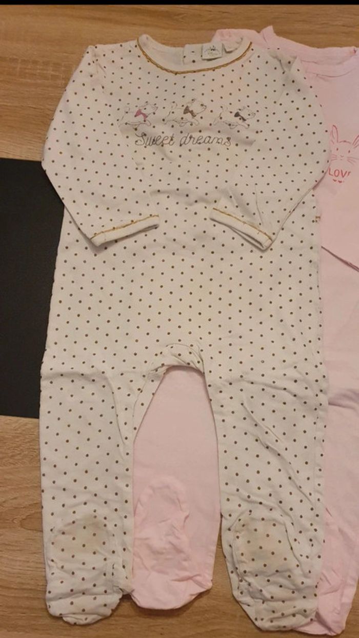Lot de 2 pyjamas légers 24 mois et 92 cm - photo numéro 2