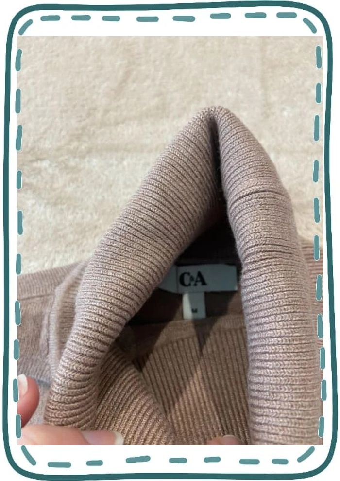 Pull col roulé femme M - photo numéro 6