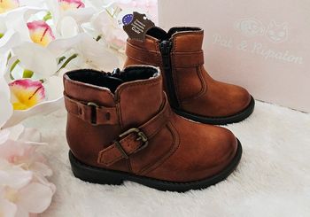 Bottes Bottines Cuir Zip Pat et Ripaton T21