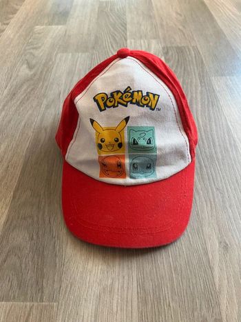 Casquette Pokémon taille 5/8 ans