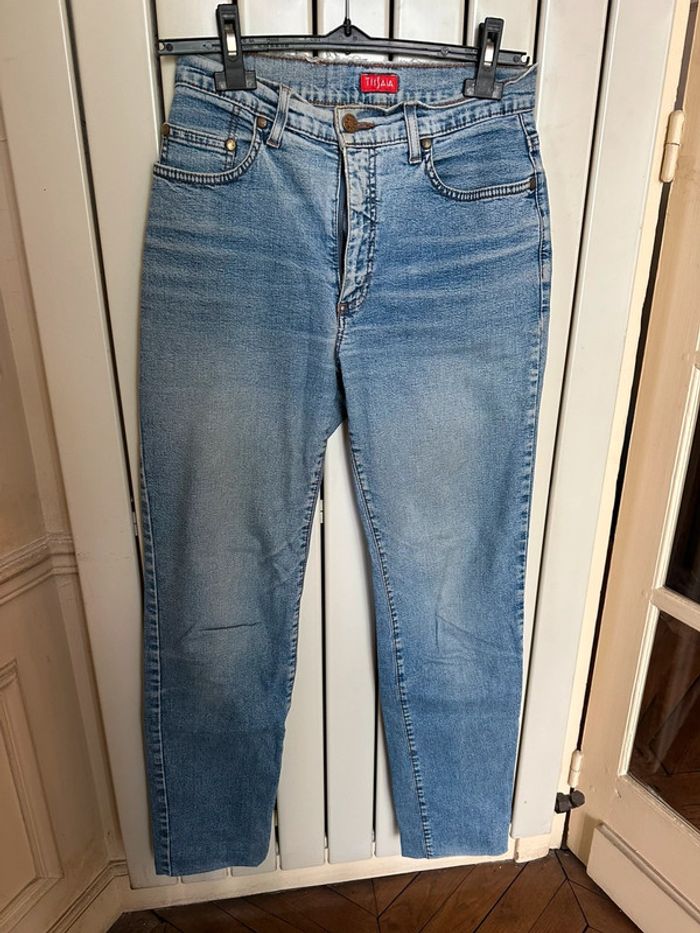 Jean effet vintage Tissaia M