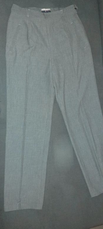 Pantalon pince femme gris chiné tissaia taille 40