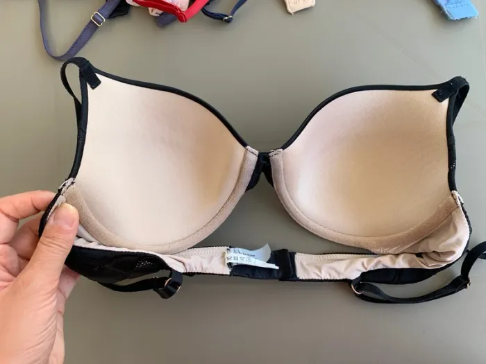 Soutien-gorge Etam n5 noir et beige 90C - photo numéro 4