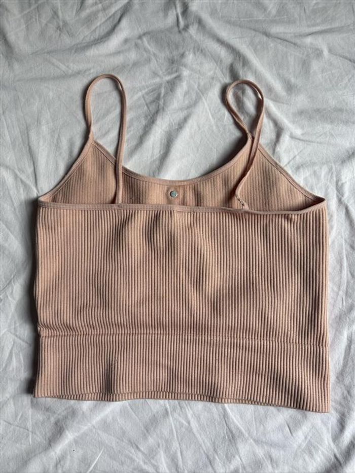 Blouse rose à bretelles - photo numéro 2