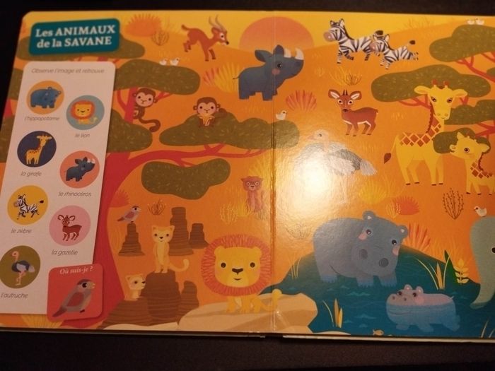 Livre Auzou Éveil cherche et trouve des tout-petits Chez les animaux - photo numéro 6